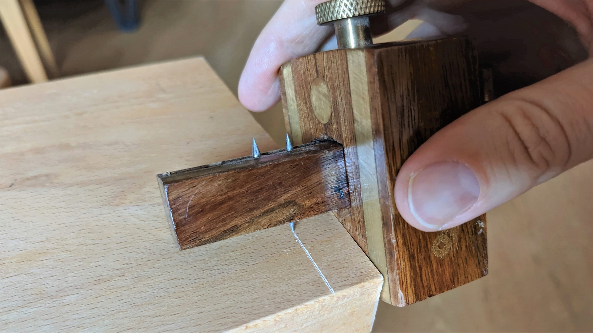 High Quality Wood Scribe Mortise Gauge Tool Woodworking Wheel Marking 