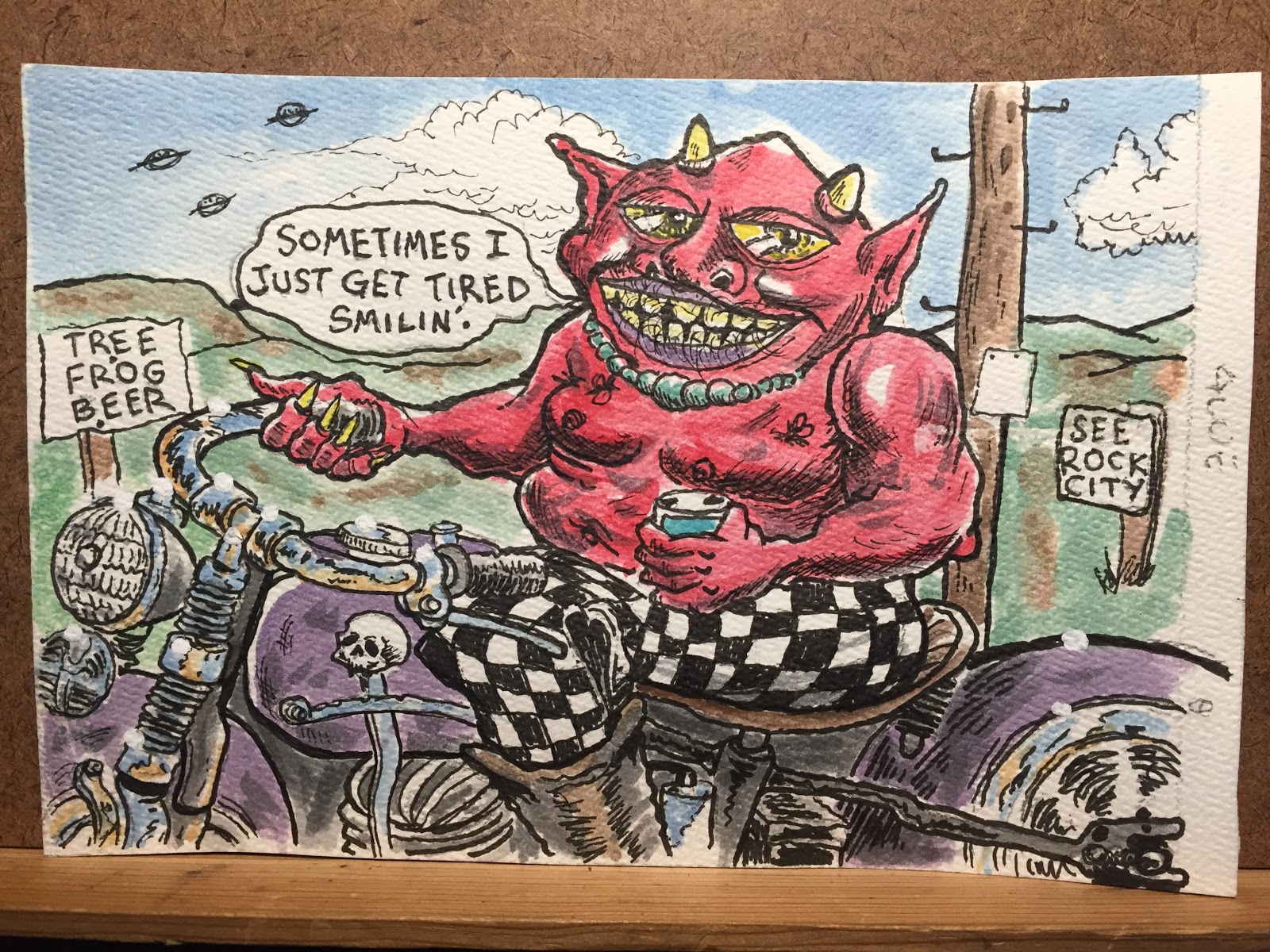 Jon Pogorelskin devil bike