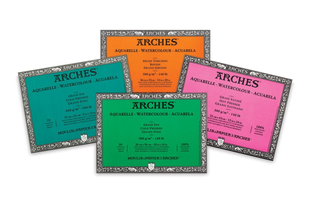 Arches watercolor blocks