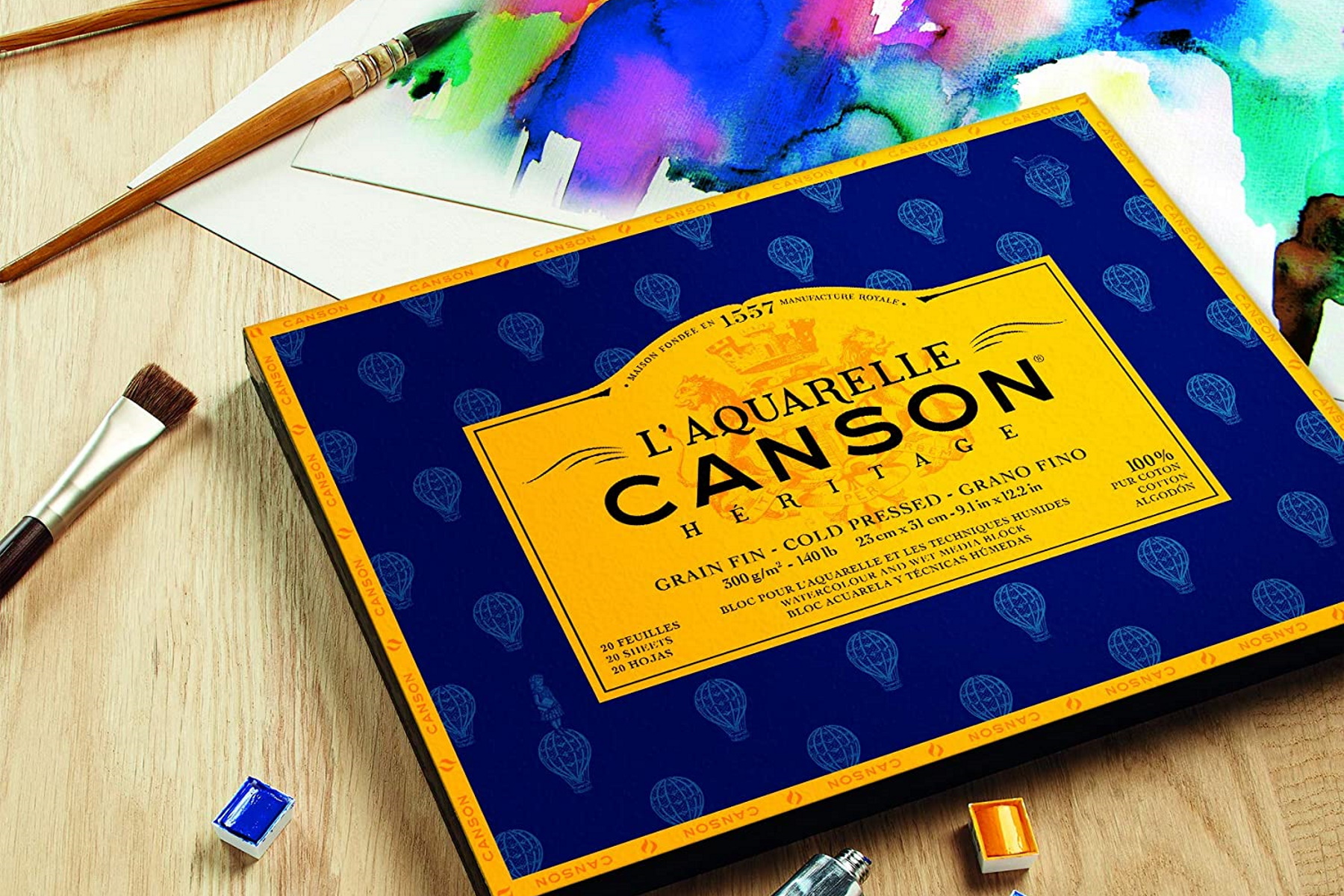 Canson Heritage best watercolor blocks featured