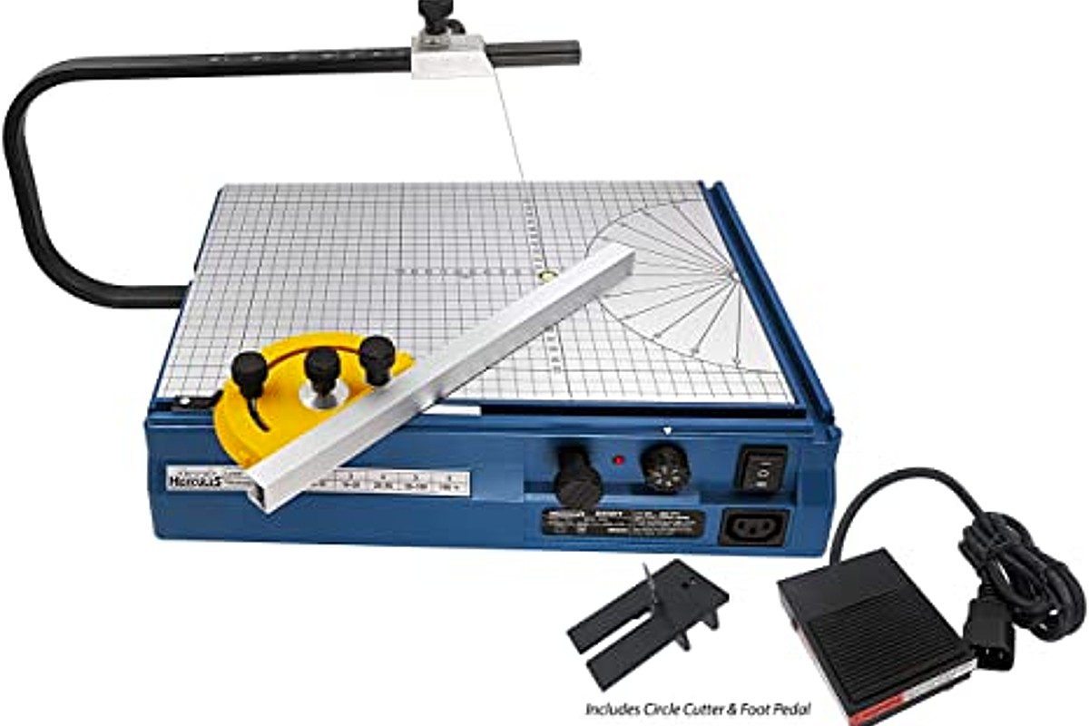 Hercules Hot Wire Foam Cutter Table with Foot Control Pedal
