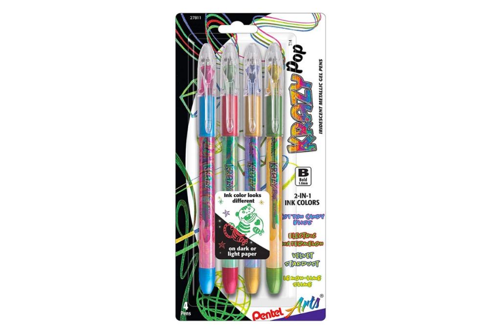 Pentel Arts Krazy Pop Iridescent Gel Pen
