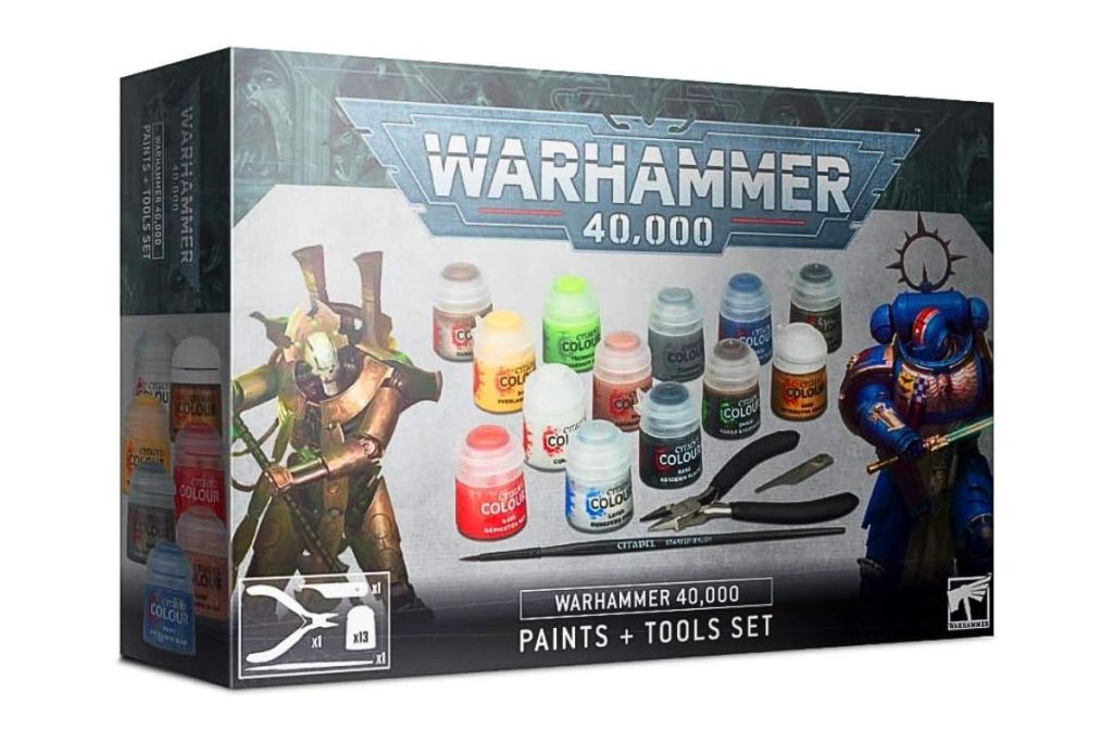 Warhammer Citadel Paints and tools set
