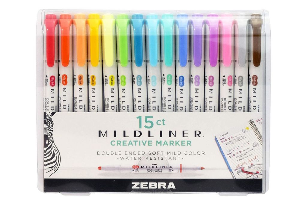 Zebra Pen Mildliner DCreative Marker Set